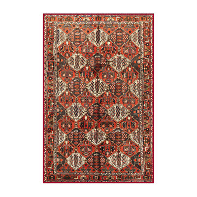 Tapis orange Southwestern