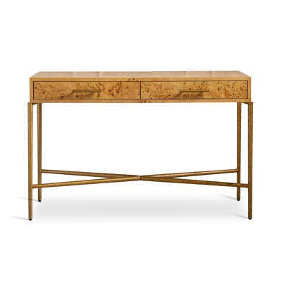 Burlwood Console