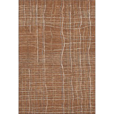 Premium Machine Washable Cortes AMF998 Stripes Rug
