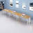 Milaynah 141.73'' W Rectangle Partition Desk