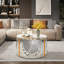 Table basse compacte blanche