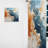 Gleb Modern Teal waves fight - Nautical Velvet Curtain - Room Darkening - 1 panel-1502073774