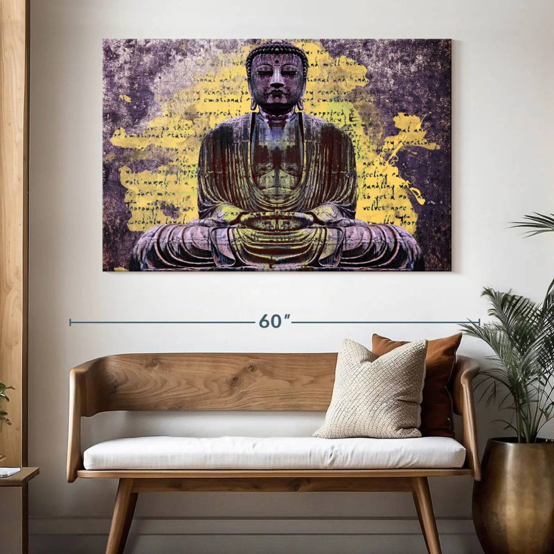Adella Ponder Buddha, 34" H x 51" W