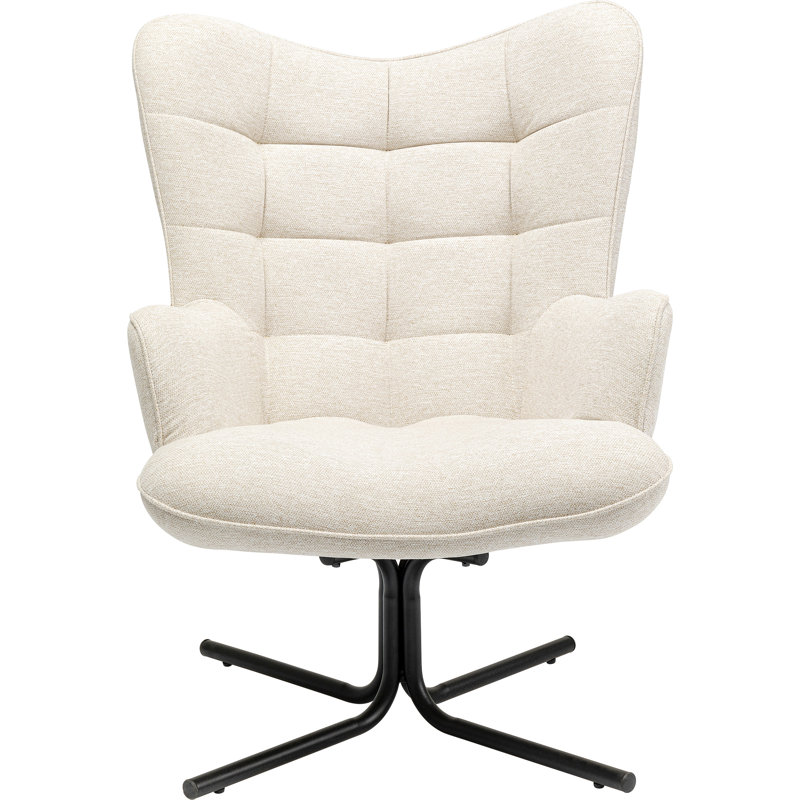Oscar Armchair, 100 % polyester cream