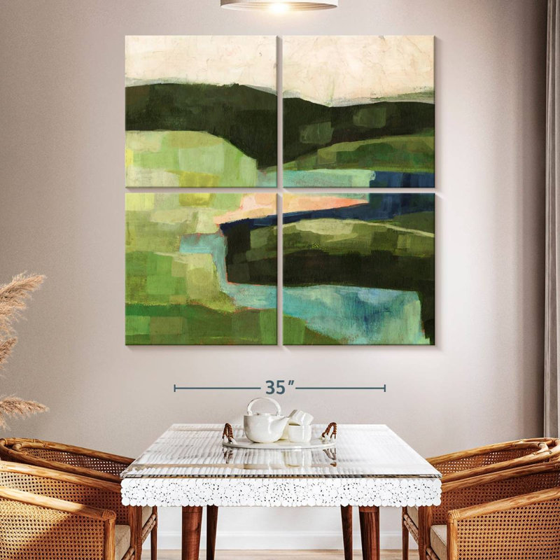 Avery Pastoral Patchwork II, 50" H x 50" W