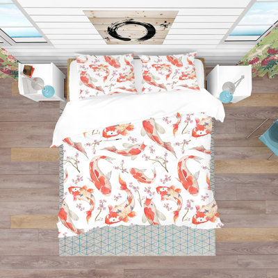 Ensemble de housse de couette oriental