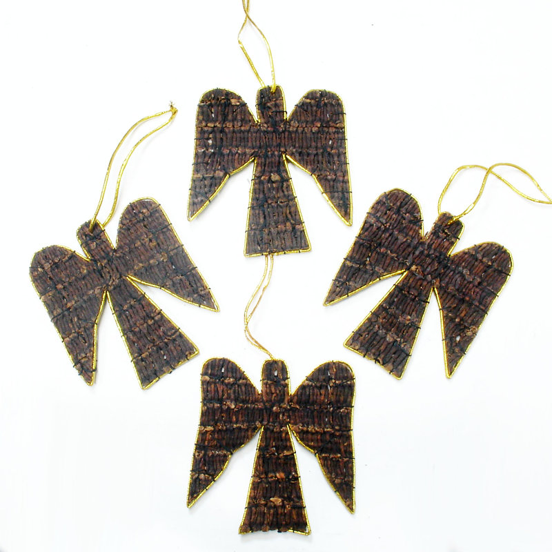 Figurine suspendue malaikat cengkeh complexe handwoven-ange ange