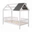 Lit en bois avec clôture Wood House-530858813