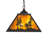 Square Tall Pines Pendant