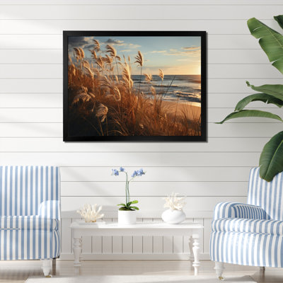 Plage, plage, sable, Sunkissed Sands I - Nautique et plage, art mural, salon