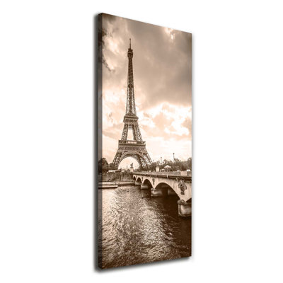 Eiffel Tower Paris - Wrapped Canvas Print