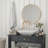 Adarius Accent Wall Mount Mirror with Aluminum Frame - Round Wall Mirror-666078762-666078761