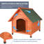 Trixie Weatherproof Outdoor Dog House, Raised Floor, Pointed Roof-1388480444