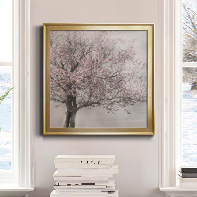«Blush in the Wind I», peinture sur toile encadrée