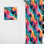 Toile colorée colorée Popart Groovy Gradient - Rideau obscurcissant géométrique abstrait - 1 panneau-107596949