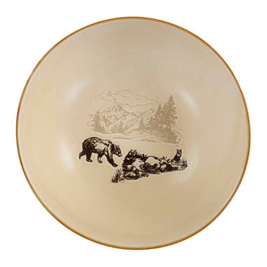 Mountain Bear Dinnerware Set - Lodge Dinnerware