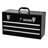 20.3-Inch Metal Toolbox With Drawers Portable Steel Metal Toolbox With Protective Lining And Metal Latch For Garages, Homes And Warehouses (Red And Black - 3 Drawers)-872560647
