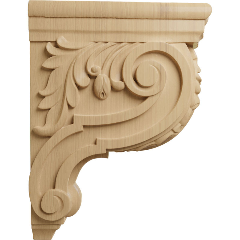 Corbeau Hudson Acanthus, Cerisier, H 14 po x l 4 po x P 10,5 po
