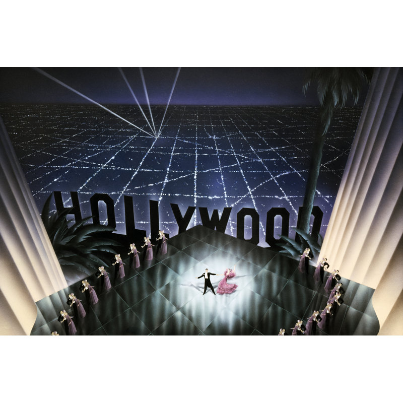 Hollywood by Robert Hoppe - Graphic Art, 51cm H x 76cm W , Wrapped Canvas