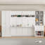 Grand lit escamotable avec placard, tiroirs et tablettes-598038437-598038434