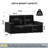 Corduroy Sponge Compression Sofa, Suitable For Living Rooms-908262176