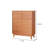 Simple 7 Drawers Cherry Solid Wood Accent Chest