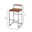Bradbury Upholstered Bar Stool with Metal Frame-588015850