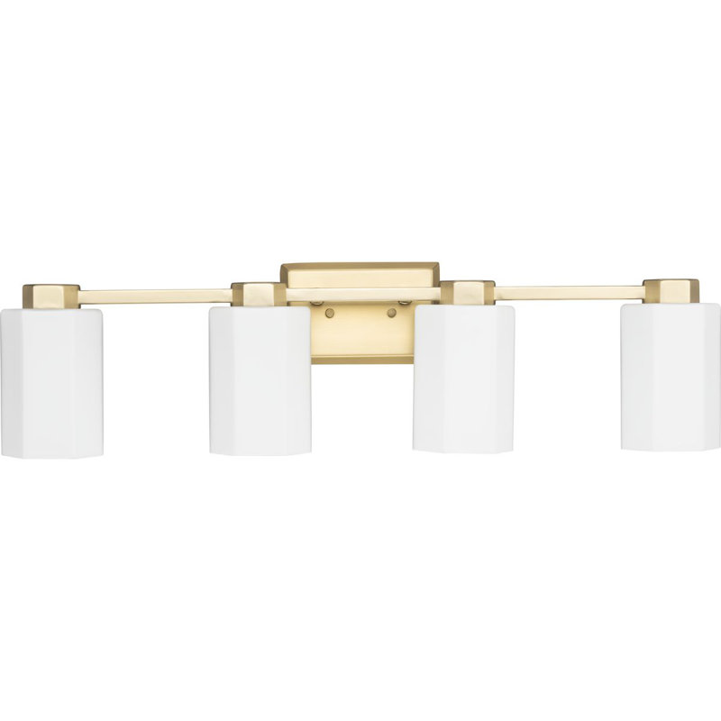 Estrada Dimmable Vanity Light, Brushed Gold, 4