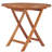 Quinlan Round Teak Folding Outdoor Dining Table , 36'' in. W 36'' in. D