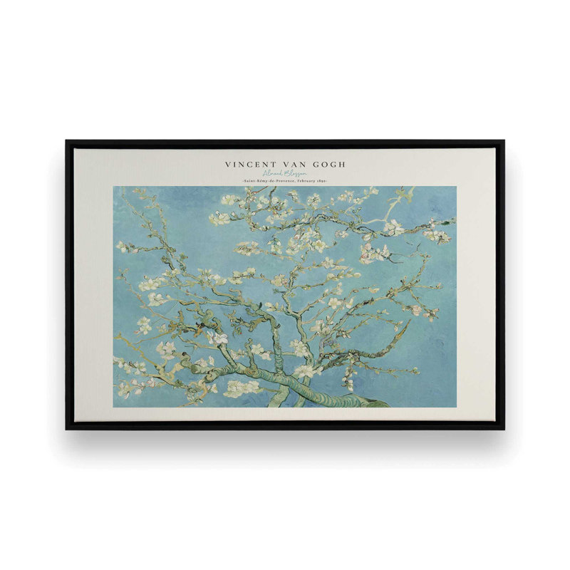 Van Gogh's Almond Blossom v2, impression dans un cadre, H 24 po x l 36 po, Impression sans cadre, Ne s’applique pas