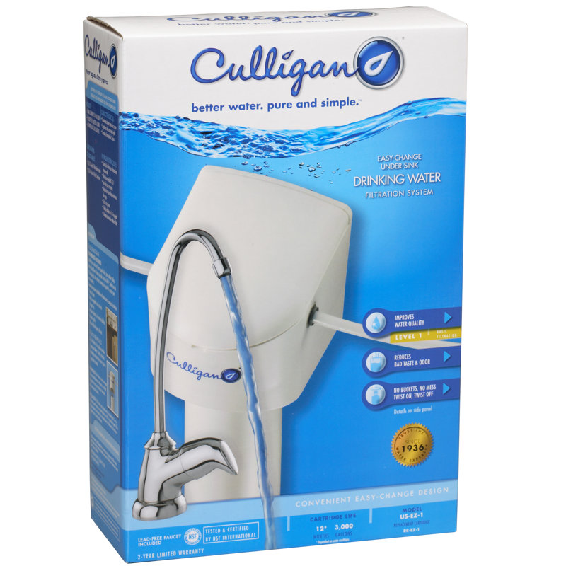 Système de filtration d’eau potable sous lavabo lecel 1 ez-change