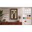 Gold Striped Abundance Botanical 1 Piece Wrapped Canvas Wall Art-634067991-634067993