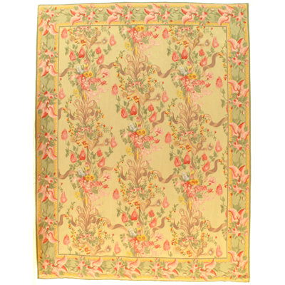 Griffis Wool Floral Indoor Rug