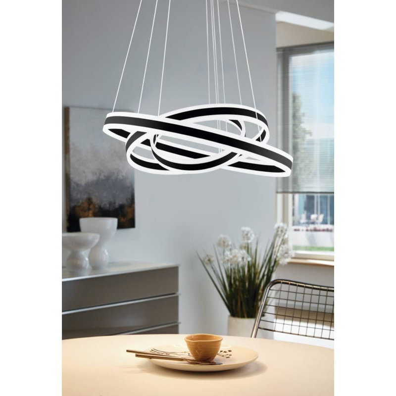Lustre géométrique à 3 lumières DEL Cary