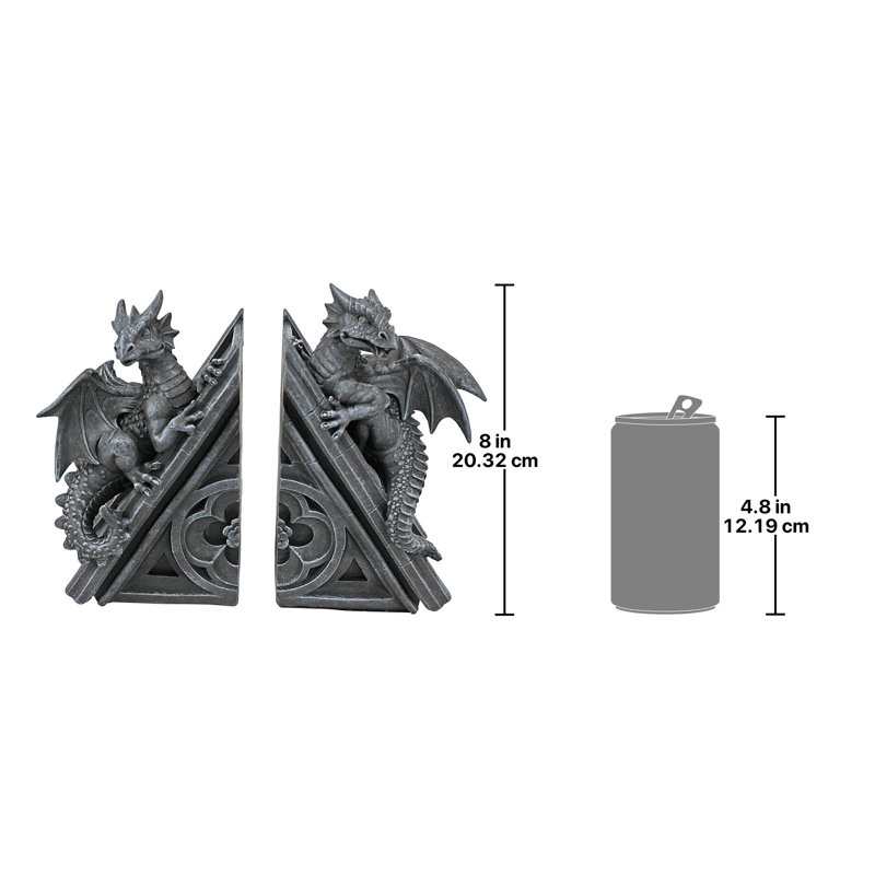 Serre-livres sculptés de style gothique