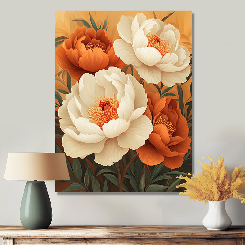 Lizotte - Floral Wall Decor, H 20 po x l 12 po, Toile tendue, Ne s’applique pas