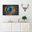Delicate Peacock Feather Painting - Wrapped Canvas-56655826
