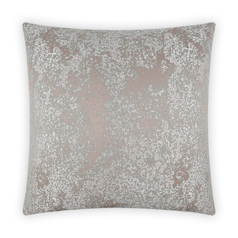 Coussin décoratif Portland, gris, Carré 22 po