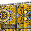 Rideau de douche Boho Indian Patchwork Portugal American Arabesque Baroque-2064287156