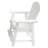 2Pcs Hips Deck Chair With Armrest, Comfortable For All - White Patio Of 2, Color, Lawn Pool Backyard, And Easy To Clean