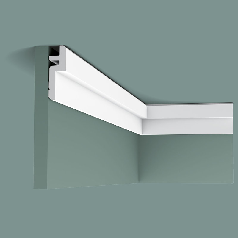 1-1/4 in x 3-3/4 in x 78-3/4 in Primed White Plain Polyurethane Crown Moulding