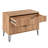 Dumbo 35" Modern Fluted Standard Dresser with 3 Drawers in Golden Brown-1756988028