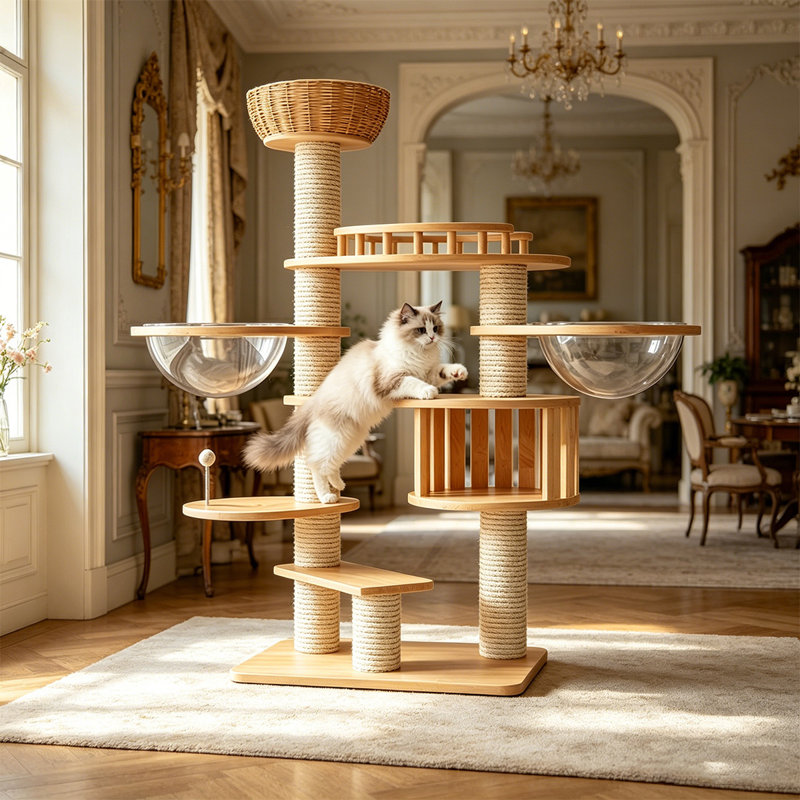 8 Tiers Cat Tree with Condons,Perch,Scratching Posts