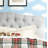 Tufted Upholstered Wingback Headboard, Solid Wood Head Board with Wood Legs, Adjustable Height Bed headboard from 47” to 63” Fabric Headboard in Modern Button Design-1754271005-1754271007