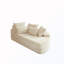 Canapé-lit semi-circulaire 2 en 1 avec coussin de nuque et coussins décoratifs-2025259758