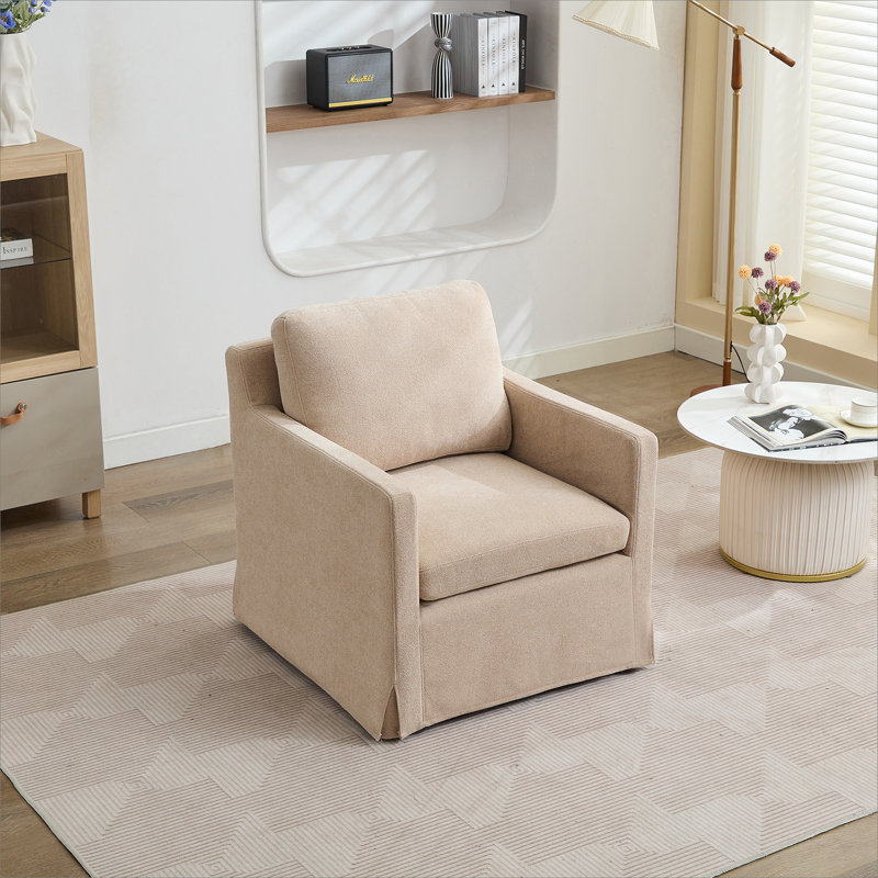 Pivote Brookson CAL117, H 30 po x l 29,9 po x P 33,1 po, Chenille blé