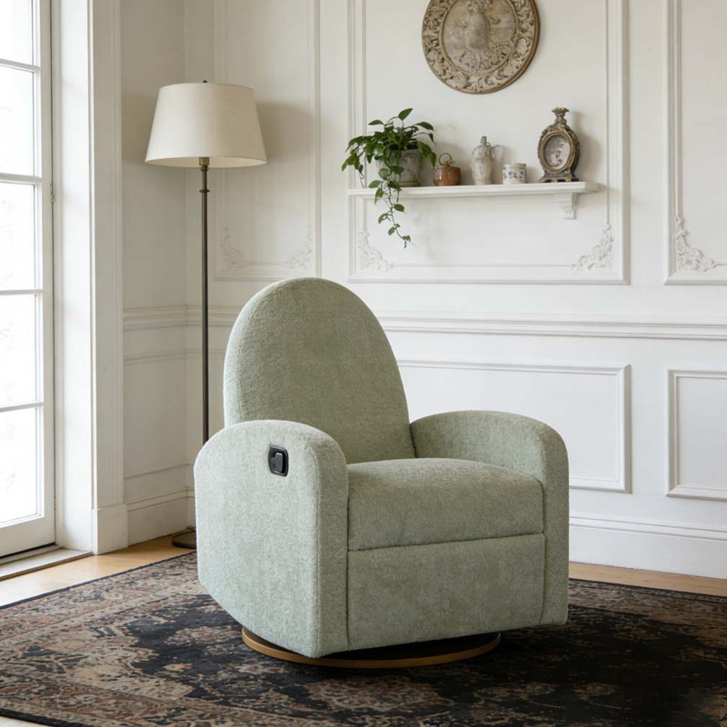 Fauteuil inclinable et pivotant 360 °, Vert clair