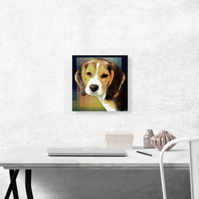 " Beagle Dog Breed Colourful Modern " Painting Print