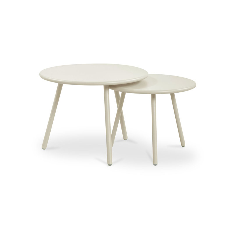 Kari Outdoor Nesting Coffee Table Green, White