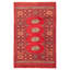 Tapis rouge Maleaha Peshawar Bokhara 2 pi 7 po x 4 pi 2 po